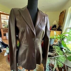 Vintage MaxMara Leather Jacket